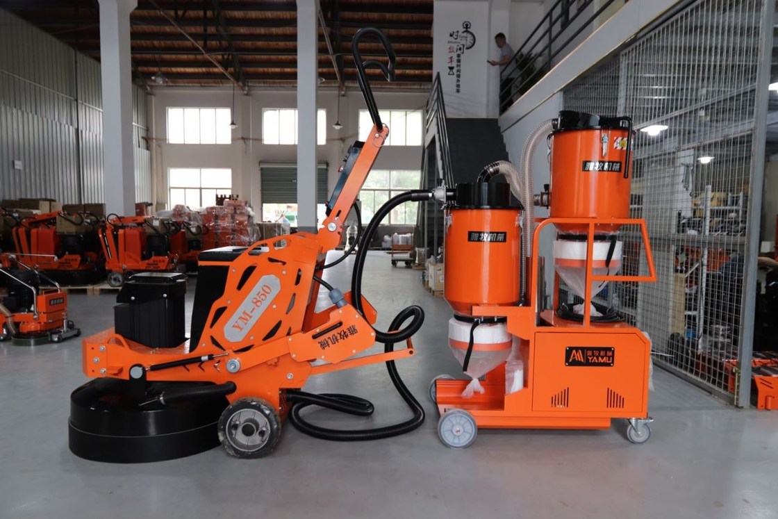 380V Double Drive Concrete Floor Polishing Machine With Wireless Remote Control
